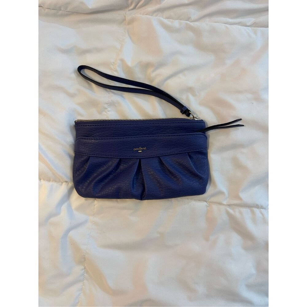 Juicy Couture Women's Wristlet Clutch Bag Blue Purple